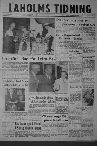 Förstasidan, Onsdag 5 juni 1963