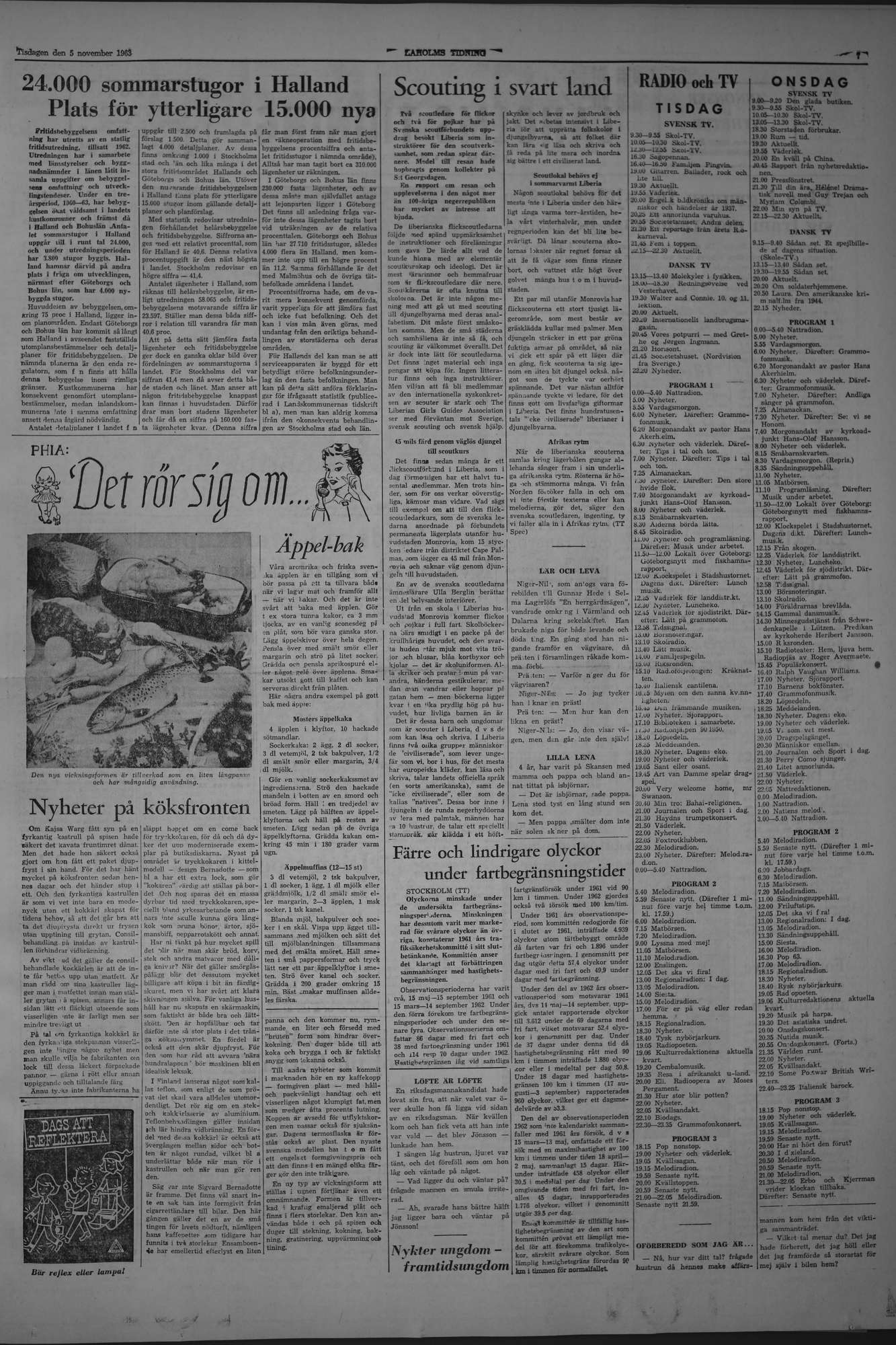 Laholms Tidning Tisdag 5 november 1963, sida 7