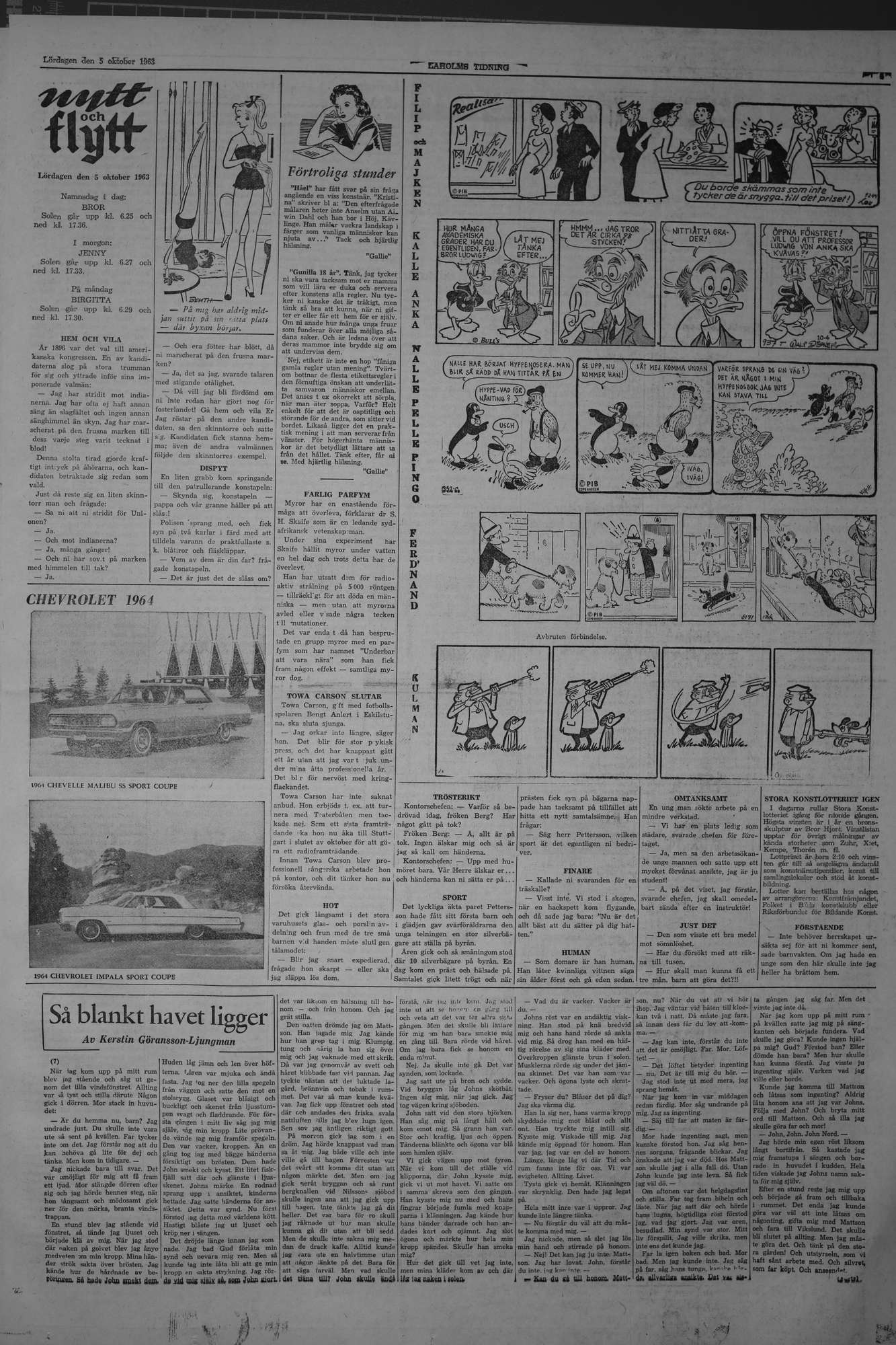 Laholms Tidning Lördag 5 oktober 1963, sida 5