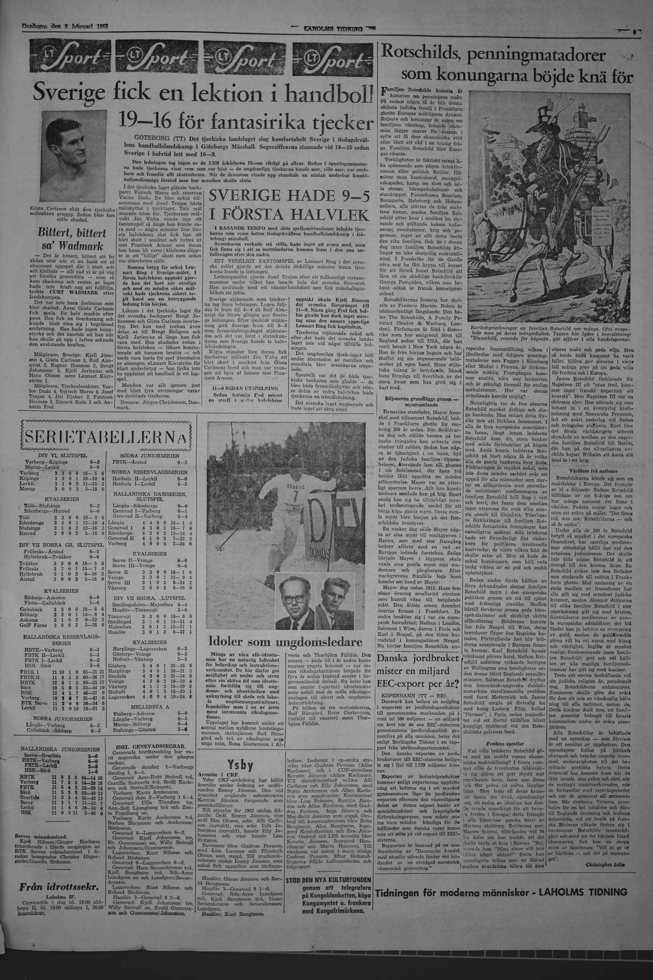 Laholms Tidning Onsdag 6 februari 1963, sida 5
