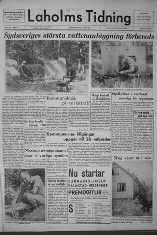Förstasidan, Lördag 6 juli 1963