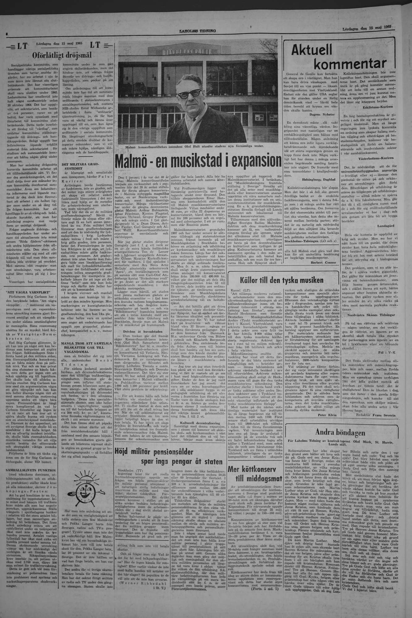Laholms Tidning Lördag 15 maj 1965, sida 4