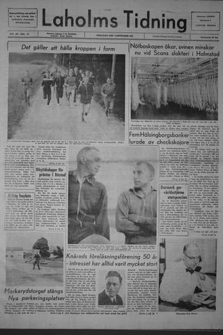 Förstasidan, Fredag 6 september 1963
