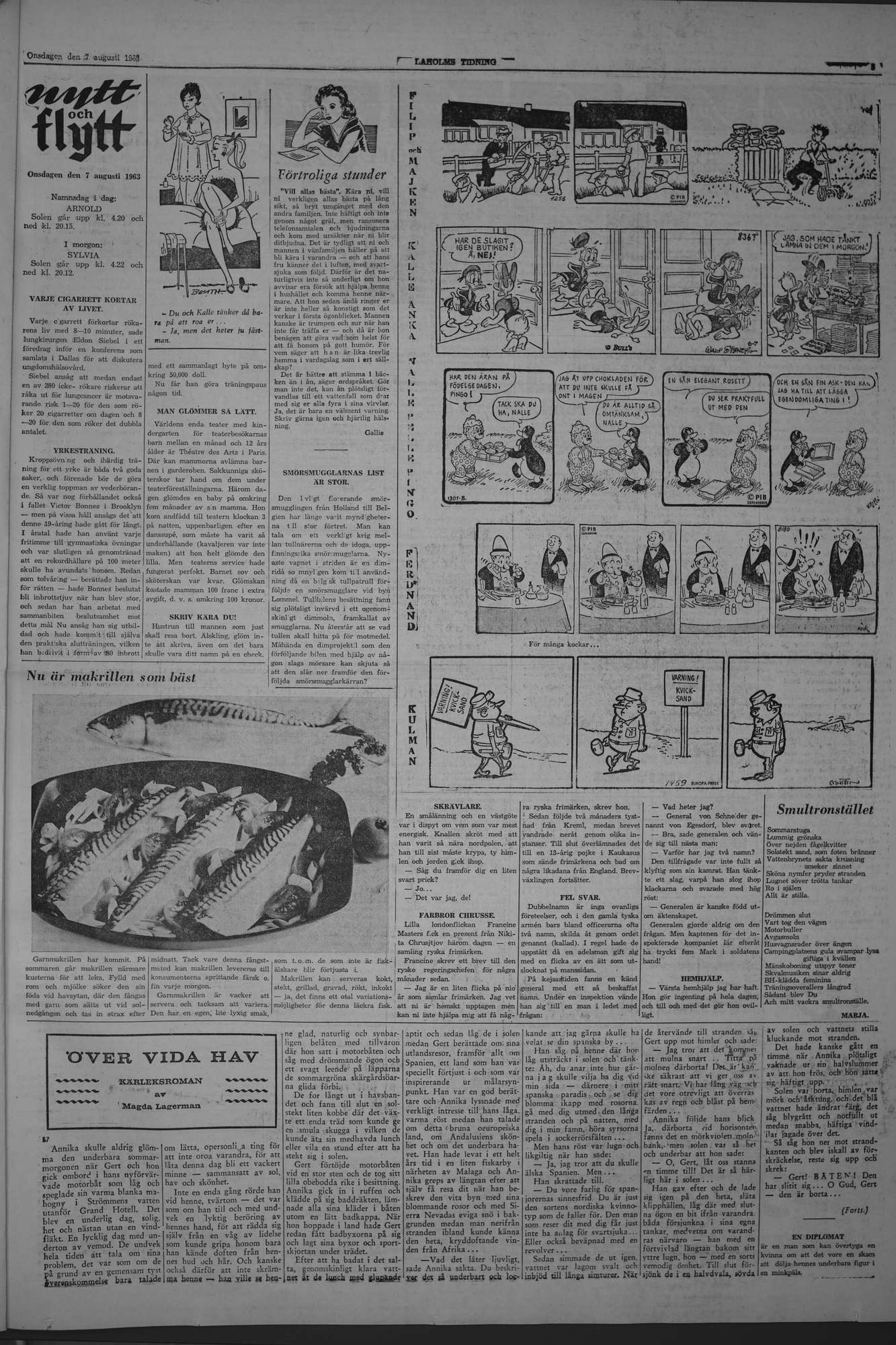 Laholms Tidning Onsdag 7 augusti 1963, sida 5