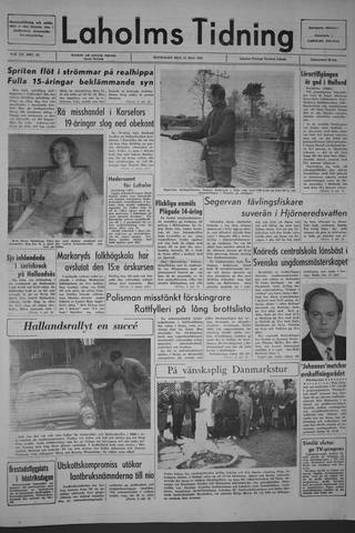 Förstasidan, Måndag 17 maj 1965