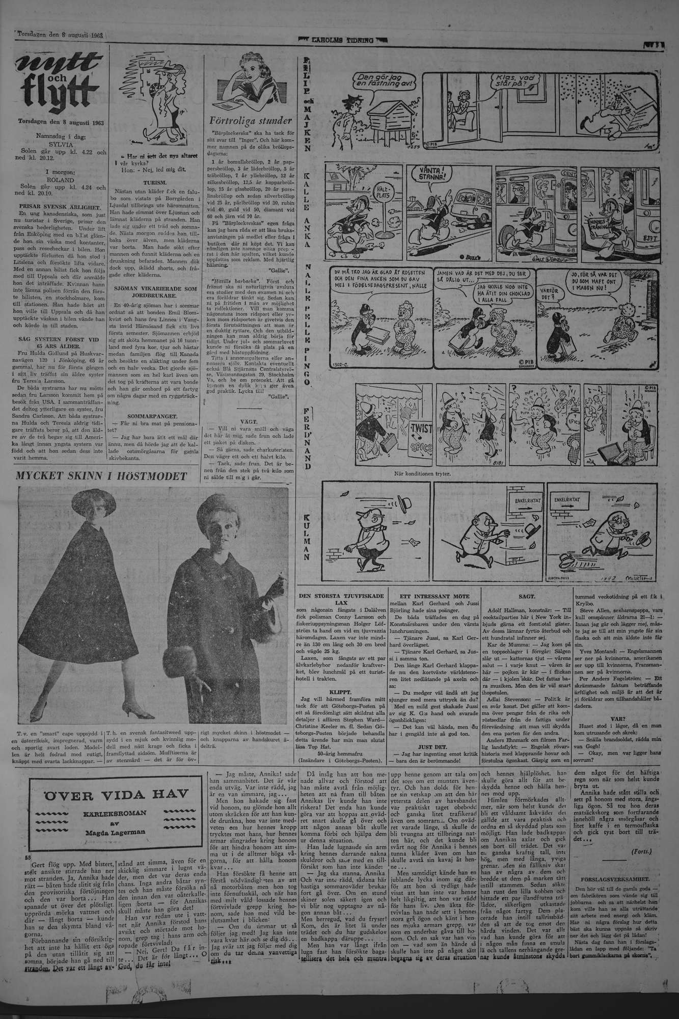 Laholms Tidning Torsdag 8 augusti 1963, sida 5