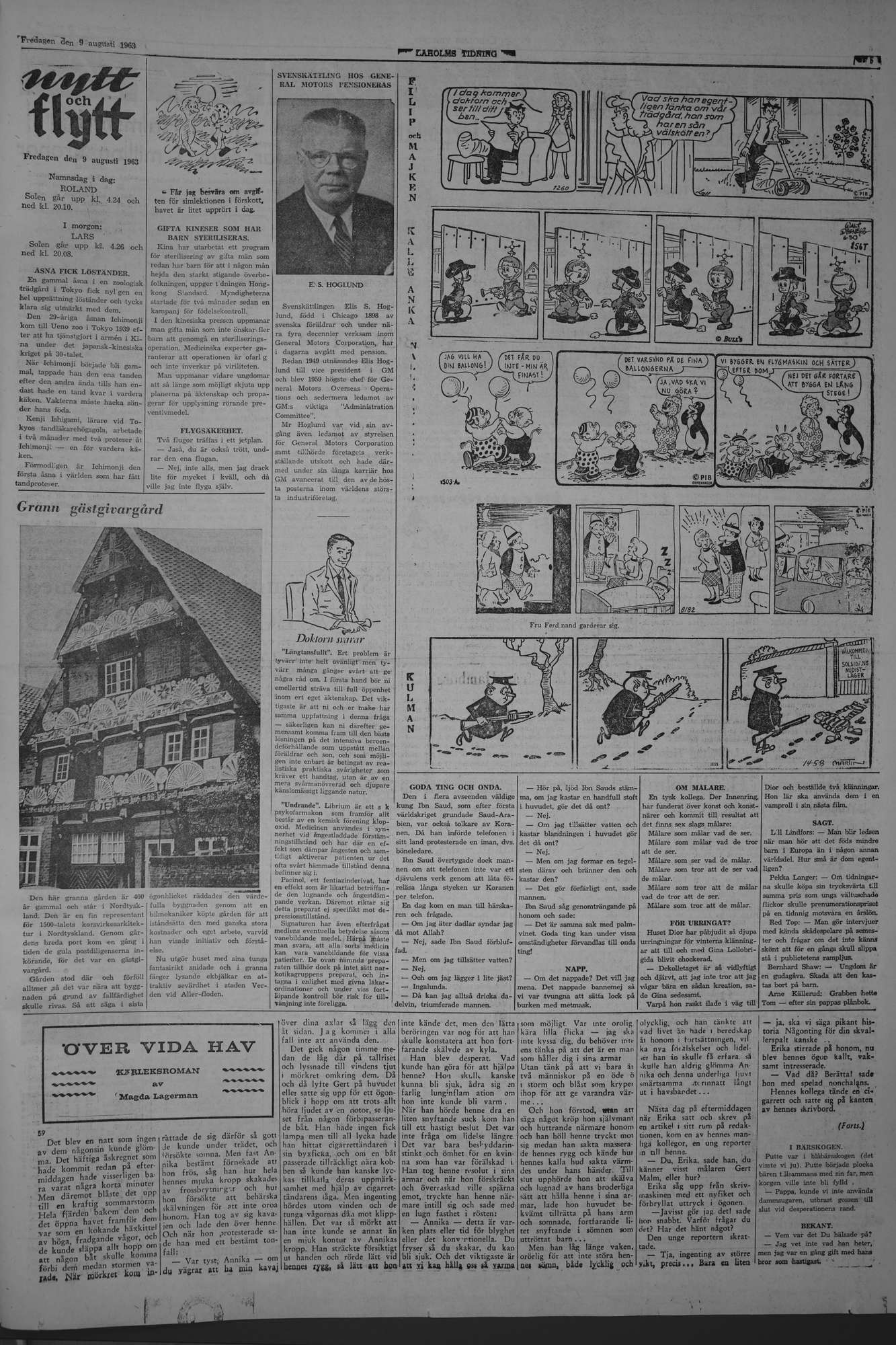 Laholms Tidning Fredag 9 augusti 1963, sida 5