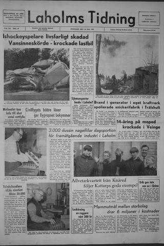 Förstasidan, Onsdag 19 maj 1965
