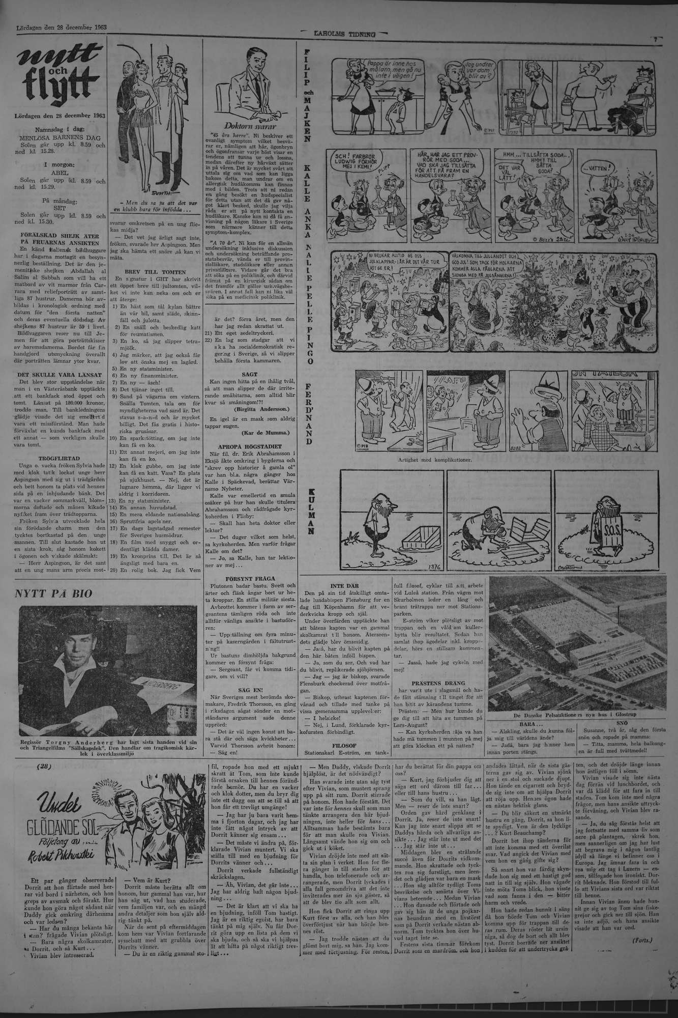 Laholms Tidning Lördag 28 december 1963, sida 7