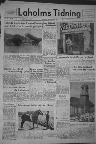 Förstasidan, Lördag 1 augusti 1964