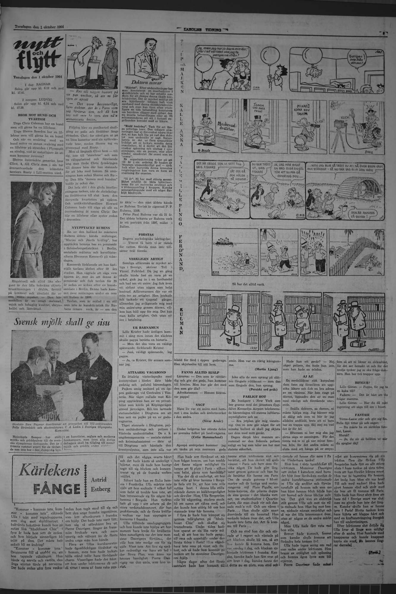 Laholms Tidning Torsdag 1 oktober 1964, sida 5