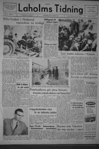 Förstasidan, Fredag 10 april 1964