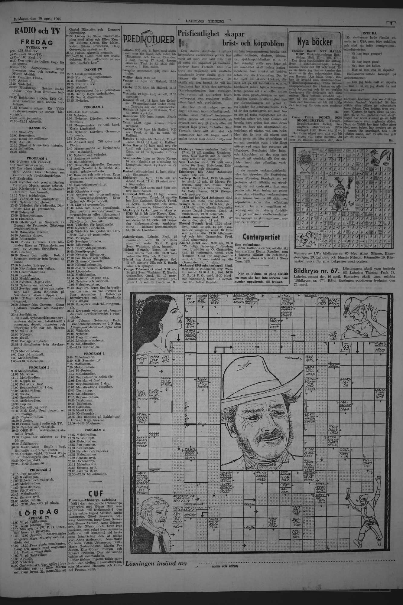 Laholms Tidning Fredag 10 april 1964, sida 7