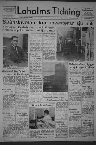 Förstasidan, Torsdag 10 december 1964