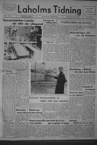 Förstasidan, Måndag 10 februari 1964