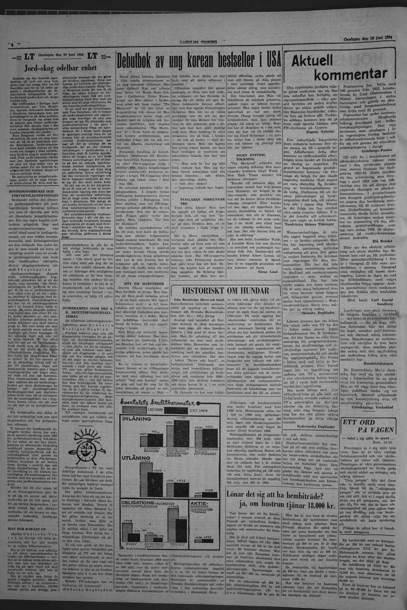 Laholms Tidning Onsdag 10 juni 1964, sida 4