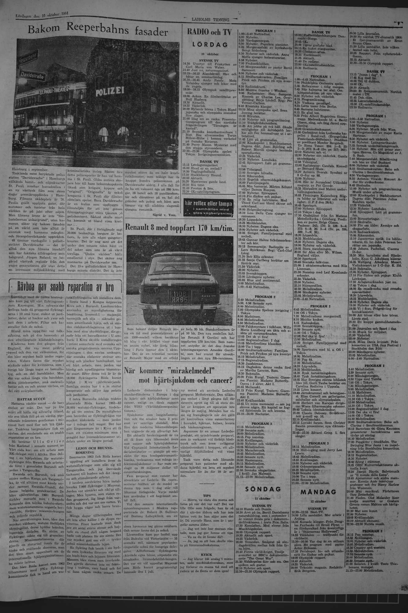 Laholms Tidning Lördag 10 oktober 1964, sida 7