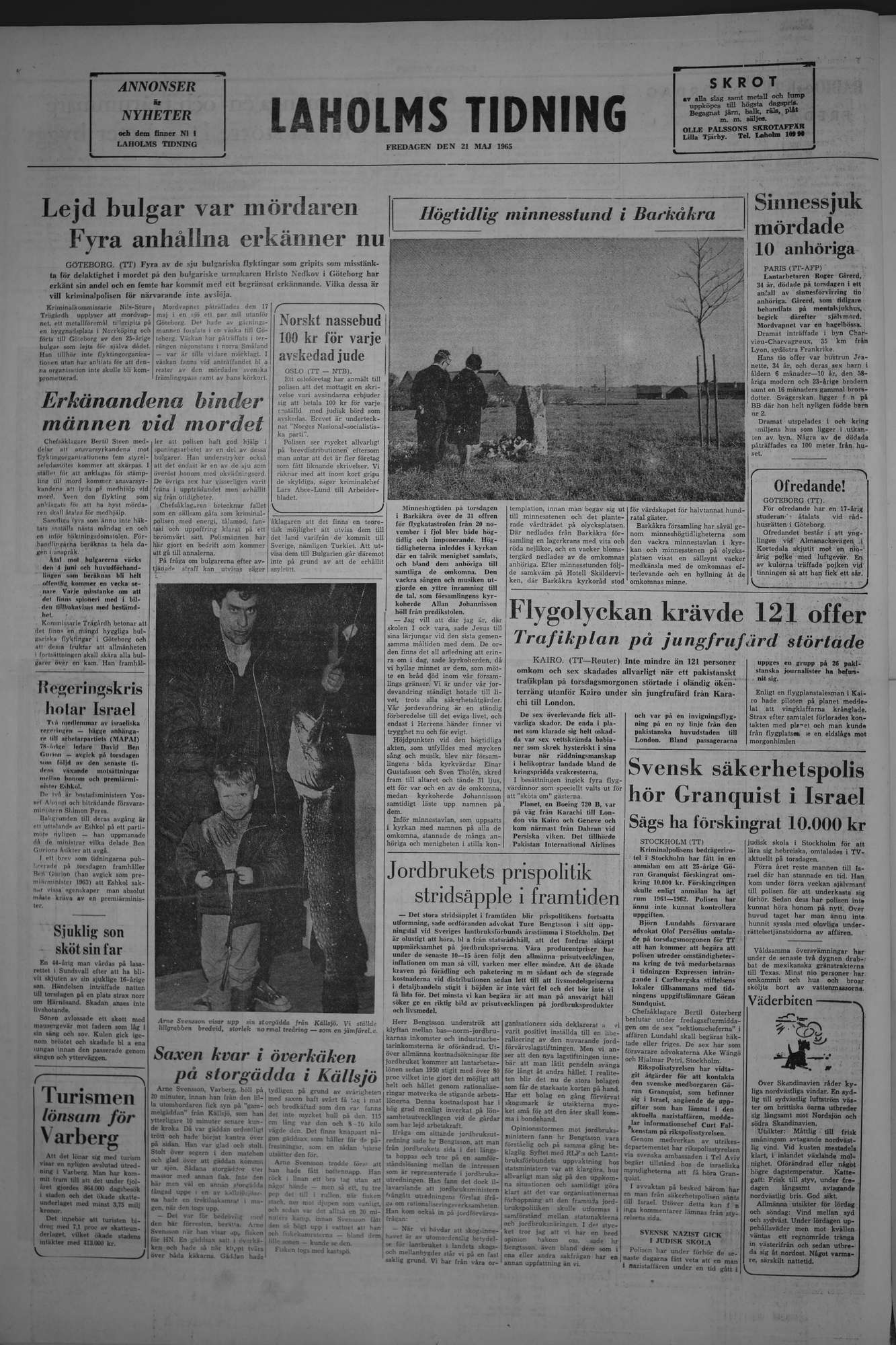 Laholms Tidning Fredag 21 maj 1965, sida 8