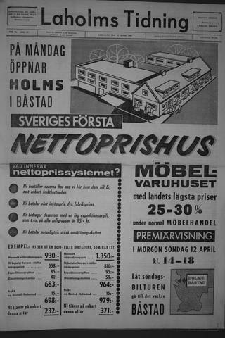 Förstasidan, Lördag 11 april 1964