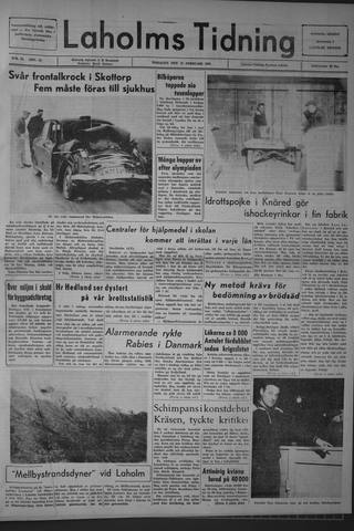 Förstasidan, Tisdag 11 februari 1964