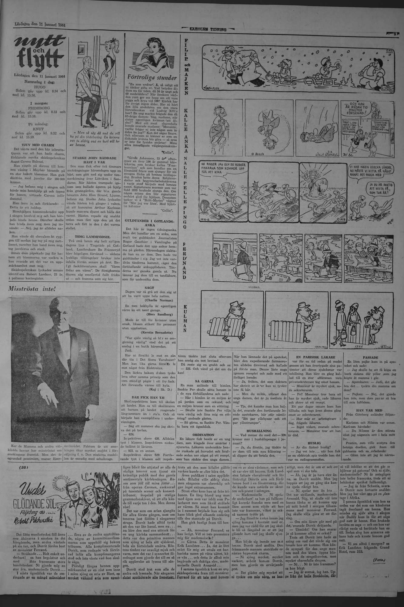 Laholms Tidning Lördag 11 januari 1964, sida 5