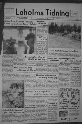 Förstasidan, Lördag 11 juli 1964