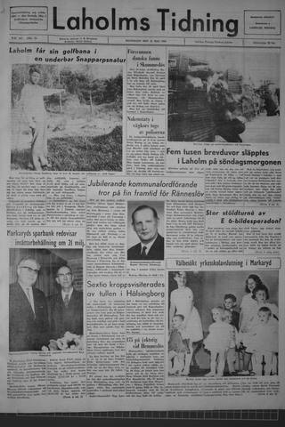 Förstasidan, Måndag 11 maj 1964