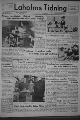 Förstasidan, Onsdag 11 november 1964