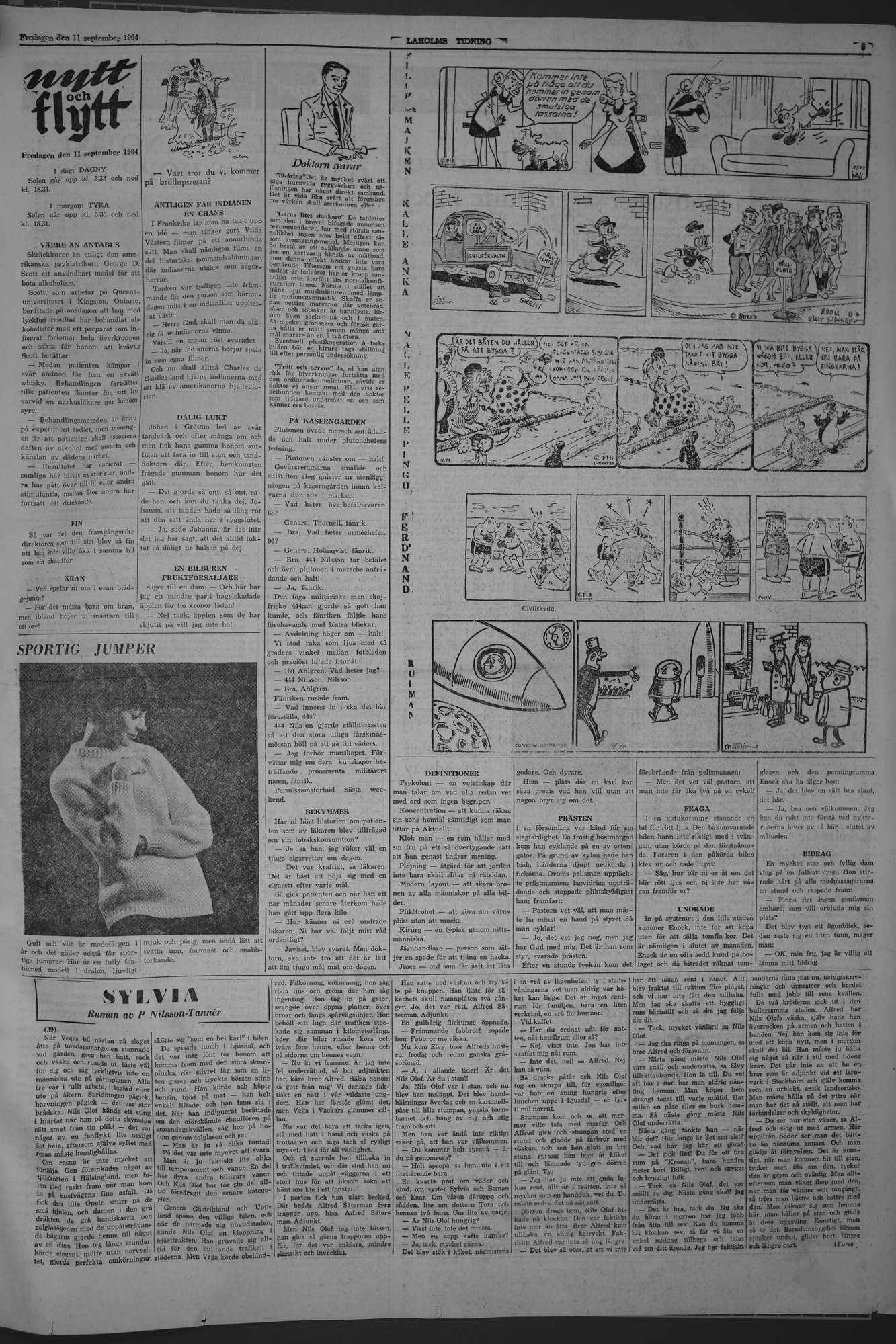 Laholms Tidning Fredag 11 september 1964, sida 5