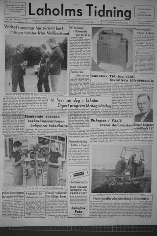 Förstasidan, Onsdag 12 augusti 1964