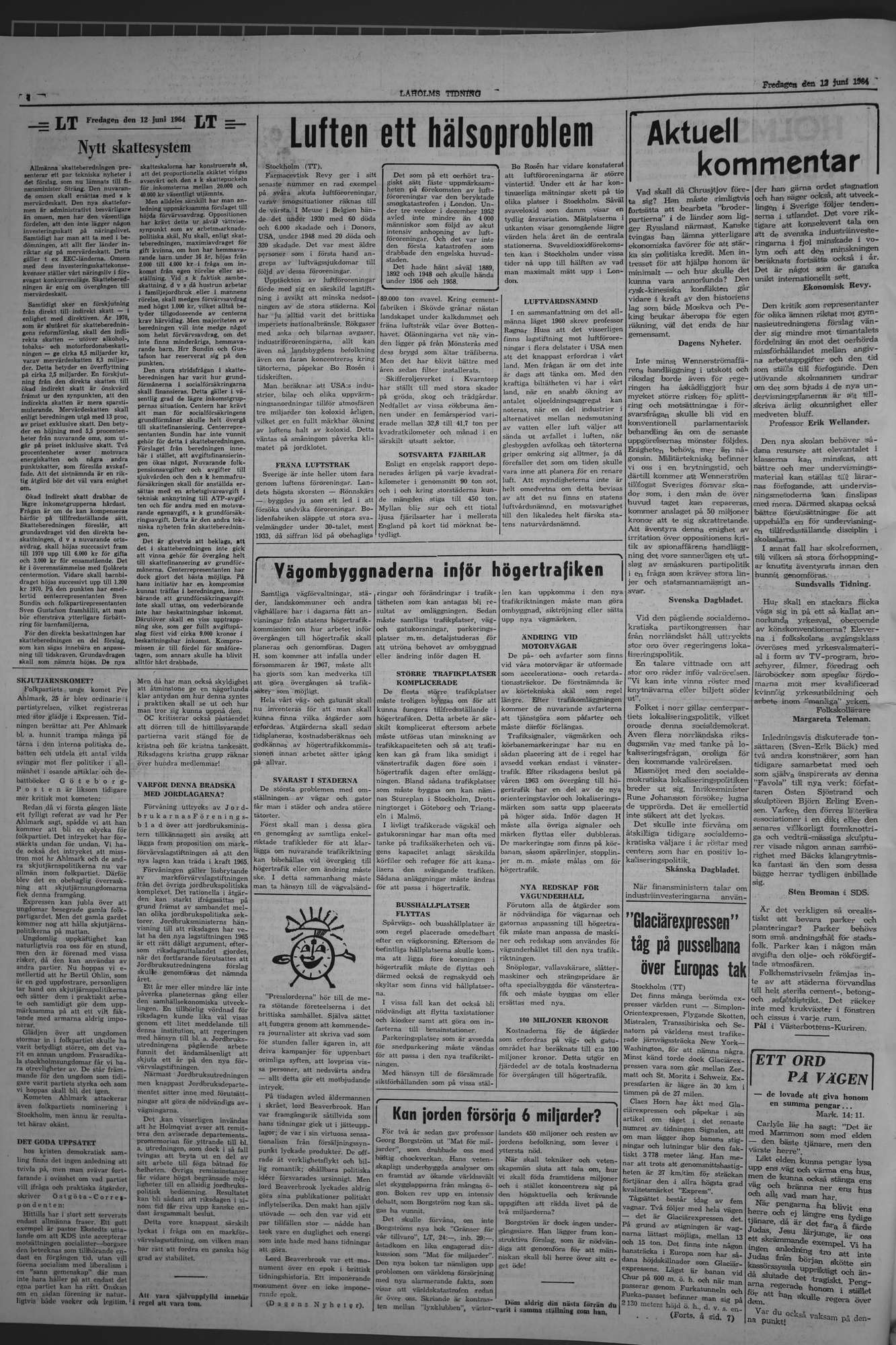 Laholms Tidning Fredag 12 juni 1964, sida 4