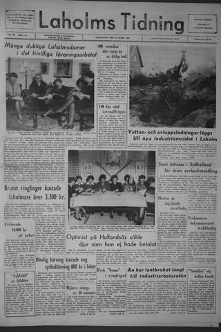 Förstasidan, Torsdag 12 mars 1964