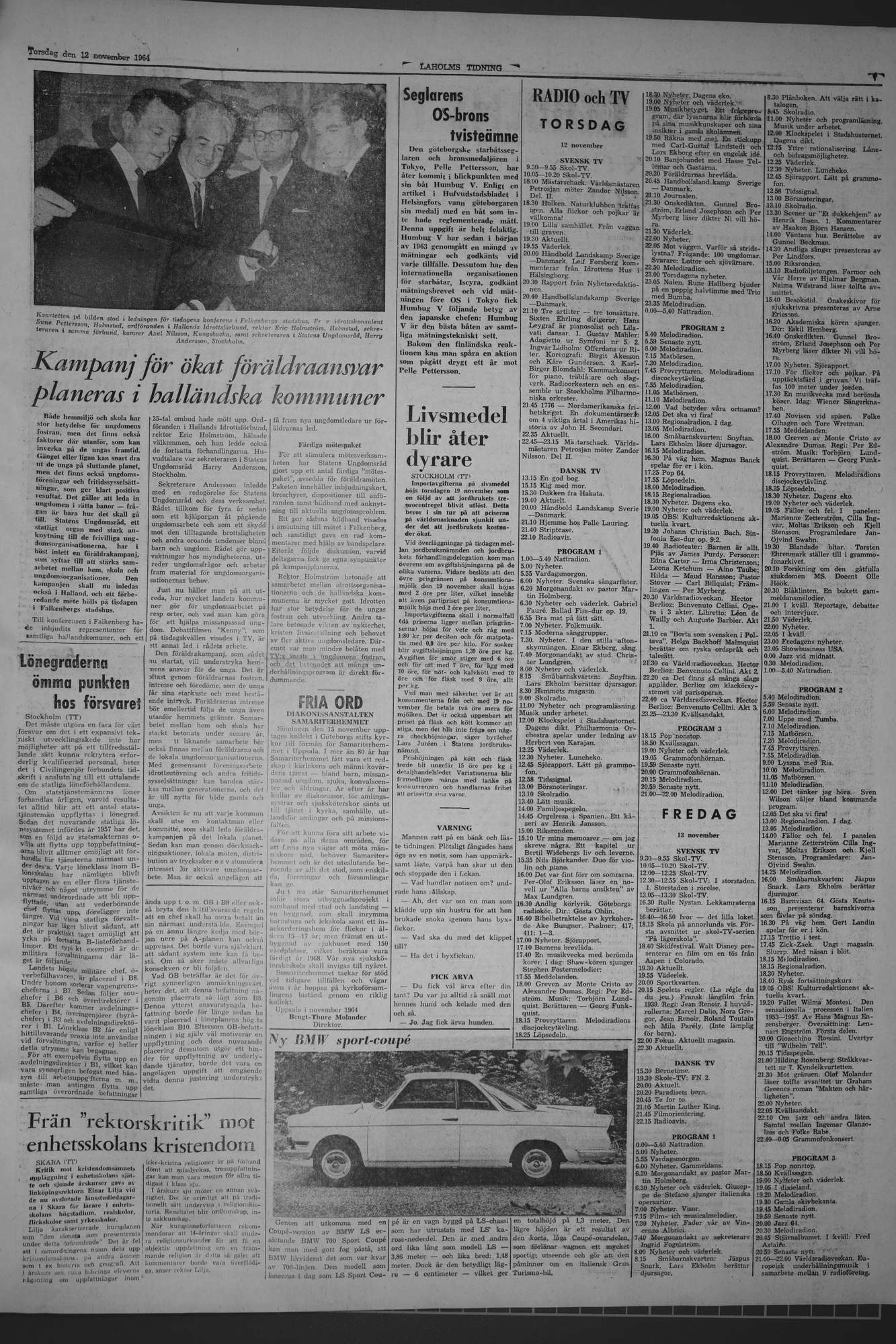 Laholms Tidning Torsdag 12 november 1964, sida 7