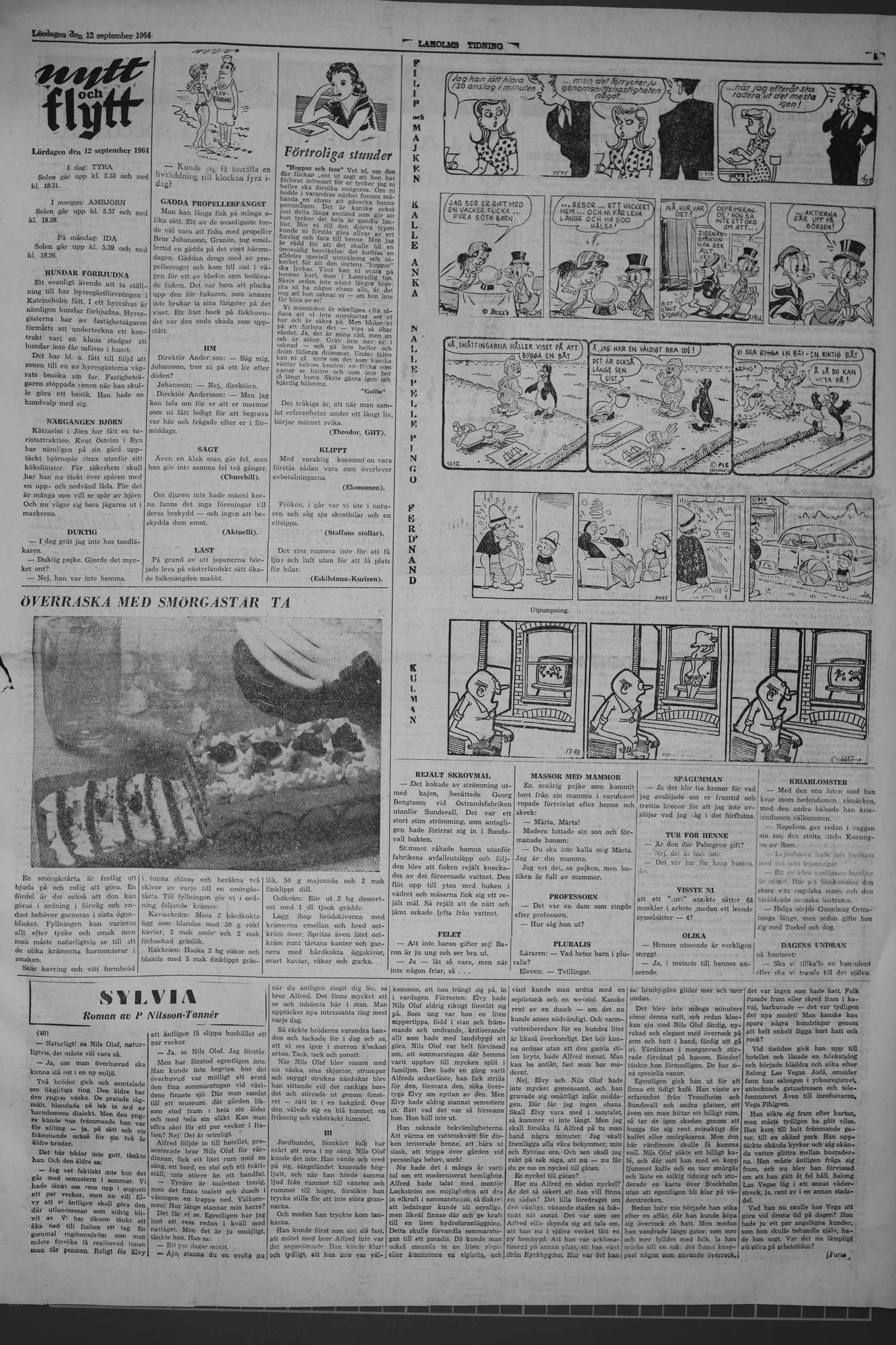 Laholms Tidning Lördag 12 september 1964, sida 5