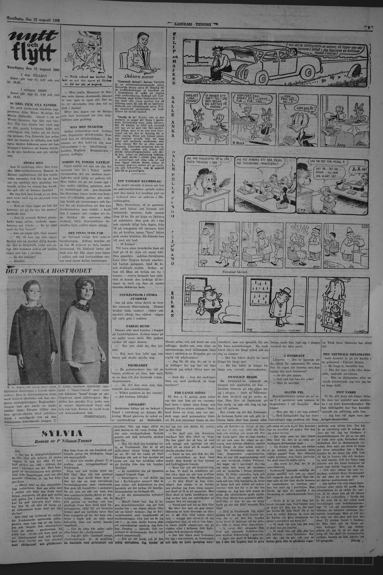 Laholms Tidning Torsdag 13 augusti 1964, sida 5