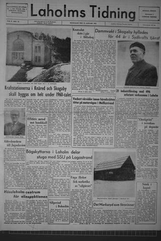 Förstasidan, Måndag 13 januari 1964
