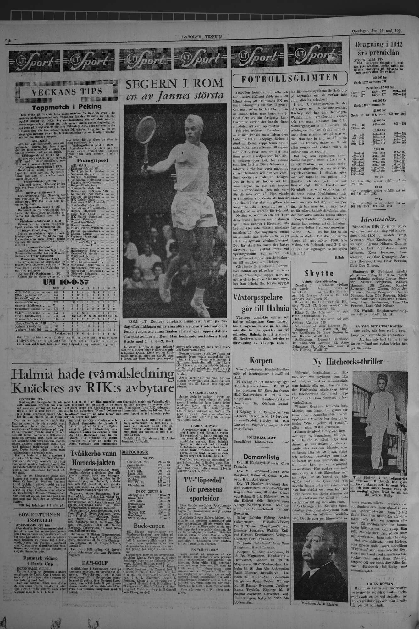 Laholms Tidning Onsdag 13 maj 1964, sida 6