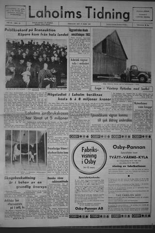 Förstasidan, Fredag 13 mars 1964