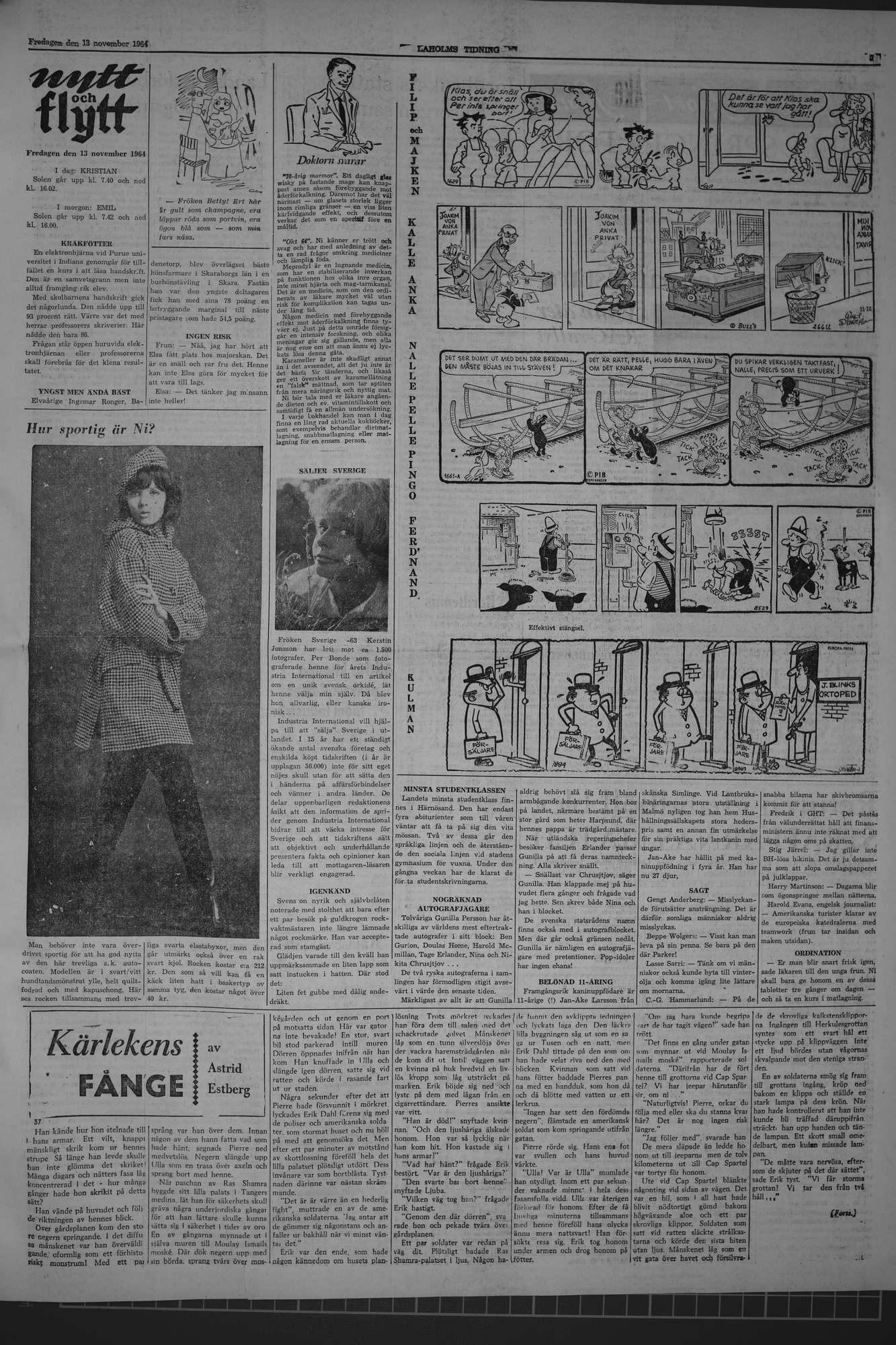Laholms Tidning Fredag 13 november 1964, sida 5
