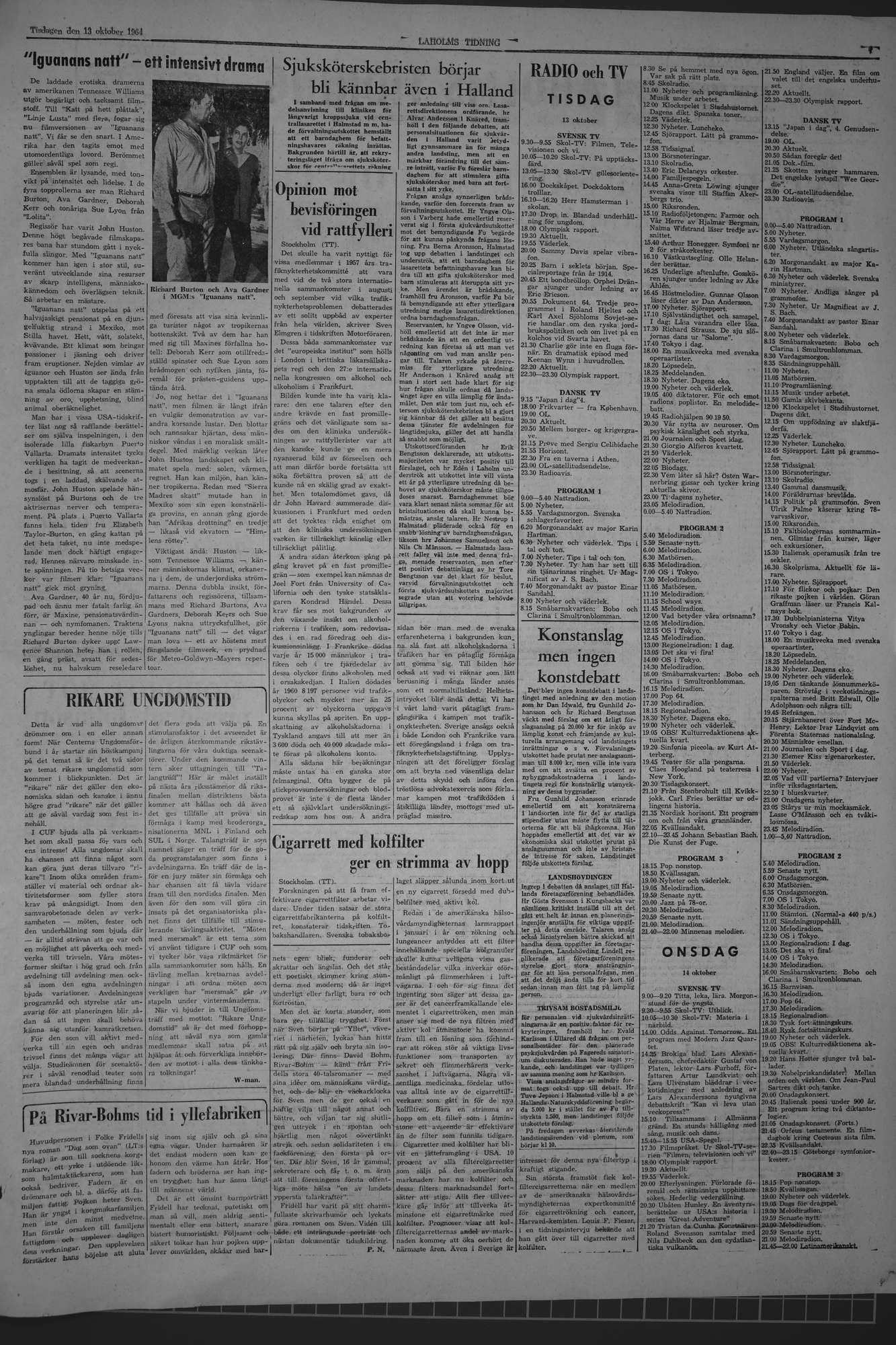 Laholms Tidning Tisdag 13 oktober 1964, sida 7