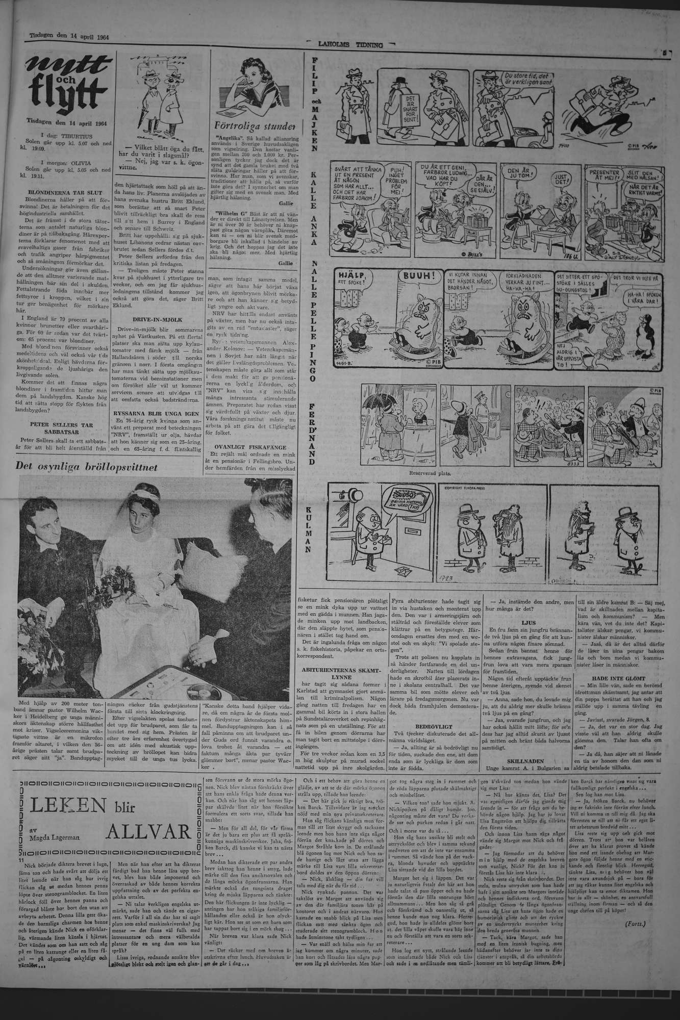 Laholms Tidning Tisdag 14 april 1964, sida 5