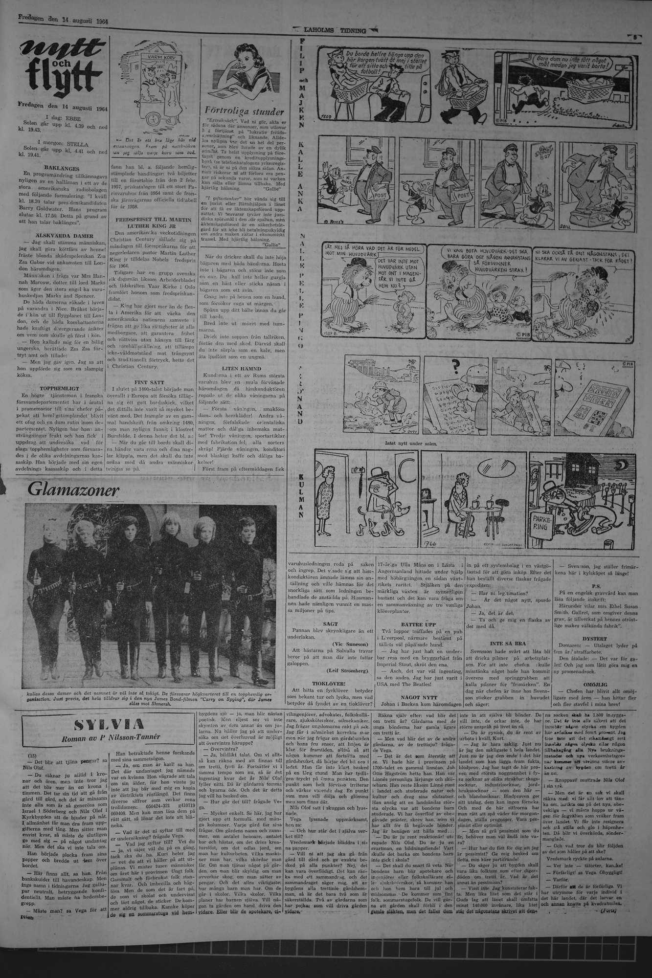 Laholms Tidning Fredag 14 augusti 1964, sida 5