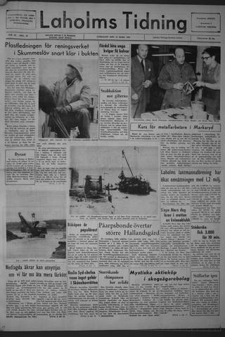 Förstasidan, Lördag 14 mars 1964