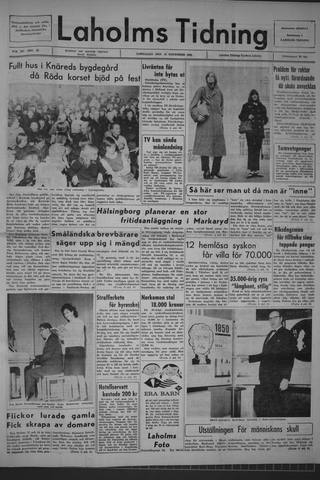 Förstasidan, Lördag 14 november 1964