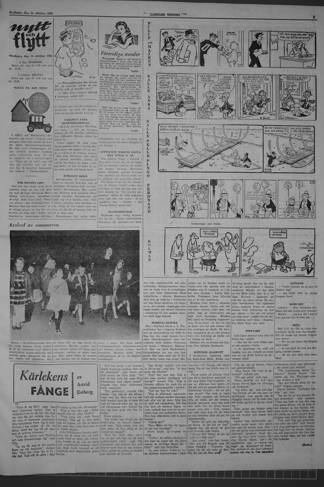 Laholms Tidning Onsdag 14 oktober 1964, sida 5