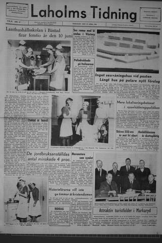 Förstasidan, Onsdag 15 april 1964