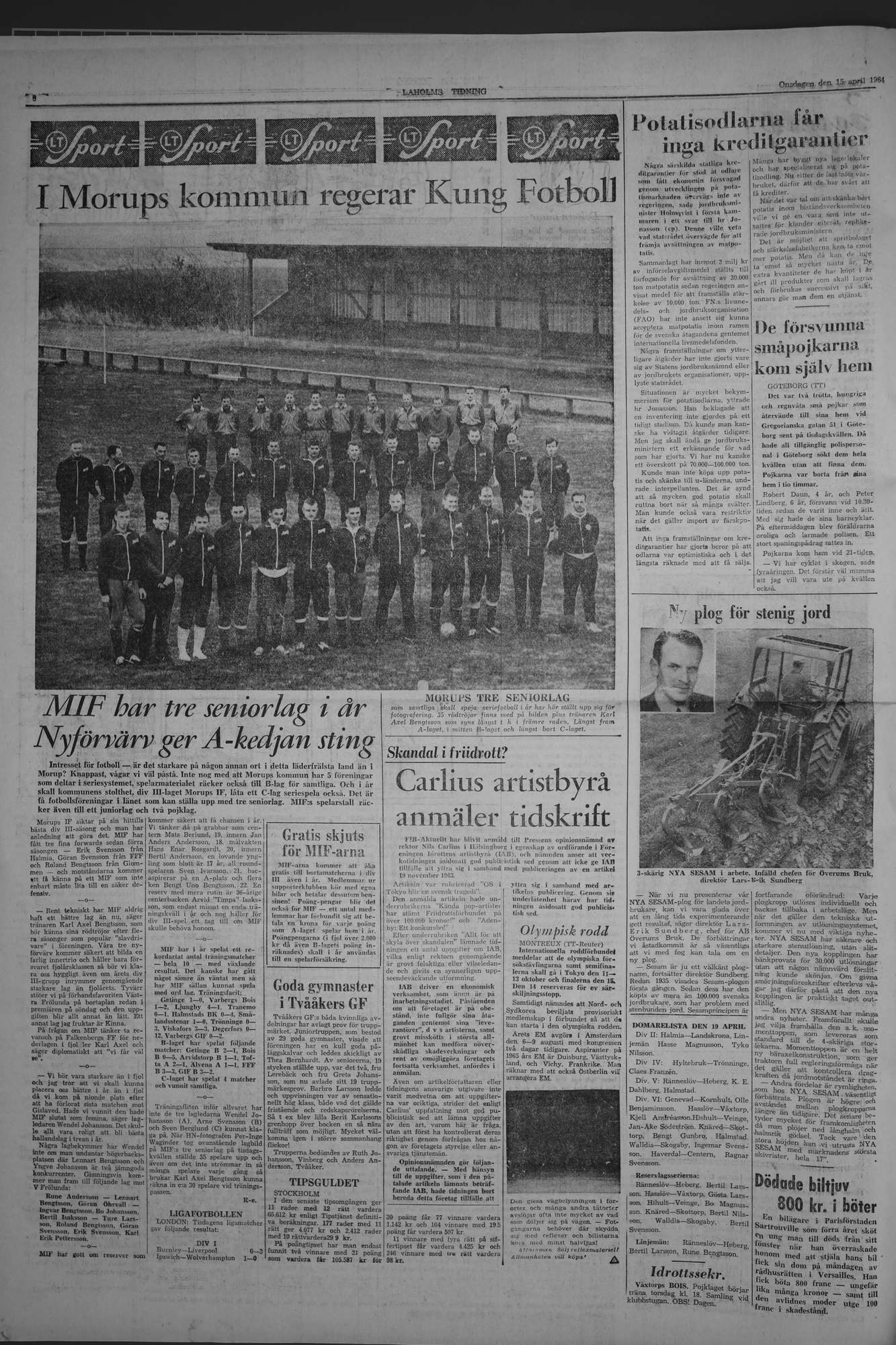 Laholms Tidning Onsdag 15 april 1964, sida 6