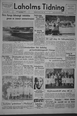 Förstasidan, Fredag 28 maj 1965