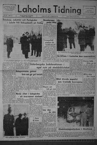 Förstasidan, Lördag 15 februari 1964