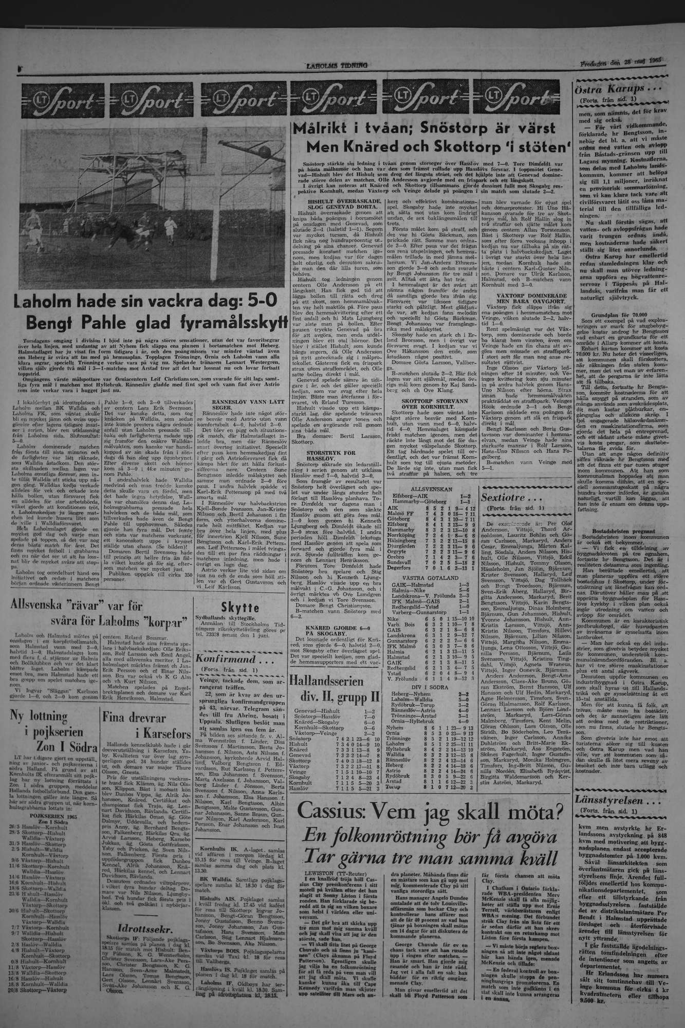 Laholms Tidning Fredag 28 maj 1965, sida 6